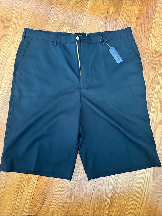 Peter Millar Other - Peter Millar Black Flat Front Performance Golf Shorts